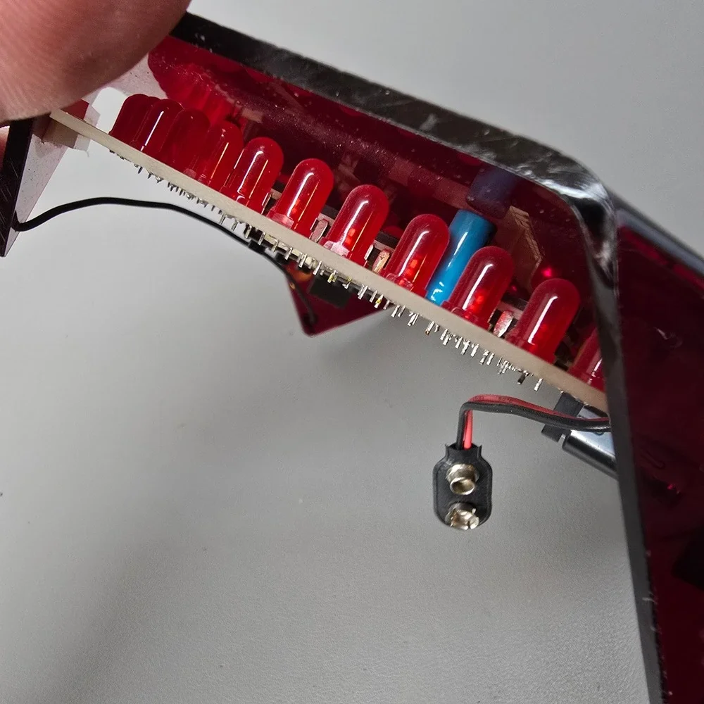 Vintage HyperClock by SkiTronix Red LED Digital Alarm DIY Learn To Solder Clock